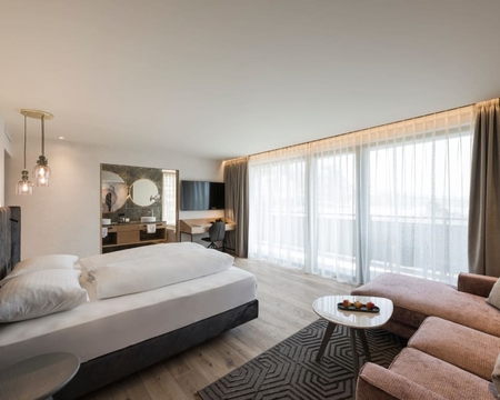 Panorama Suite im Feldhof mit zwei Schlafzimmern Suite Panorama