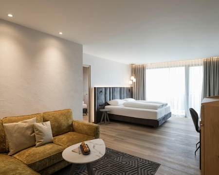Suite Natur im Feldhof mit Wohnbereich Suite Natur