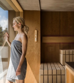 Saunas in the wellness & spa hotel Naturno, South Tyrol Saunas in the wellness & spa hotel Naturno, South Tyrol