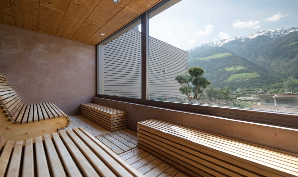 Saunas in the wellness & spa hotel Naturno, South Tyrol Saunas in the wellness & spa hotel Naturno, South Tyrol