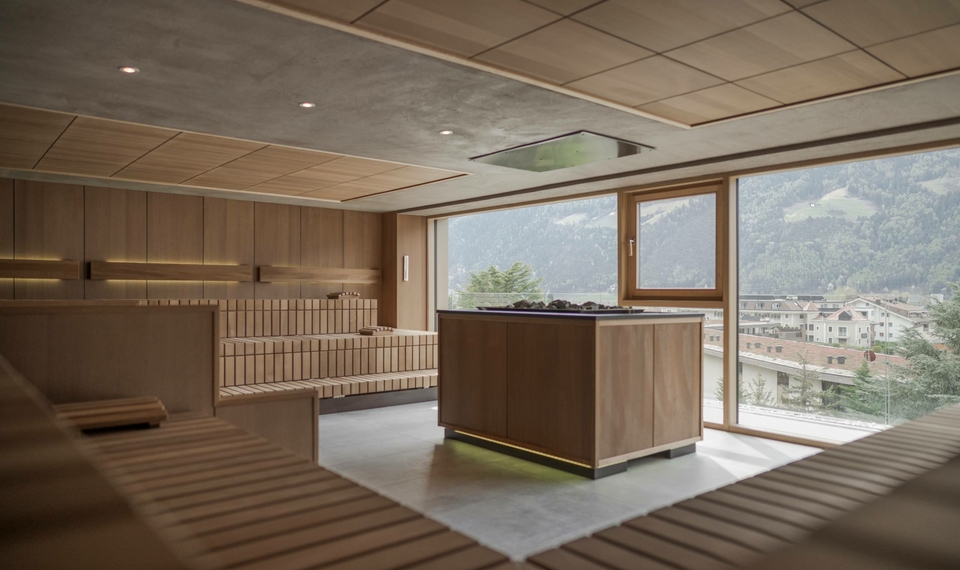 Saunas in the wellness & spa hotel Naturno, South Tyrol Saunas in the wellness & spa hotel Naturno, South Tyrol