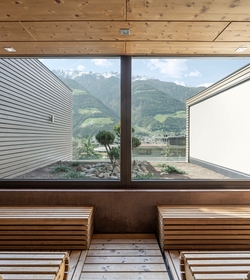 Saunas in the wellness & spa hotel Naturno, South Tyrol Saunas in the wellness & spa hotel Naturno, South Tyrol
